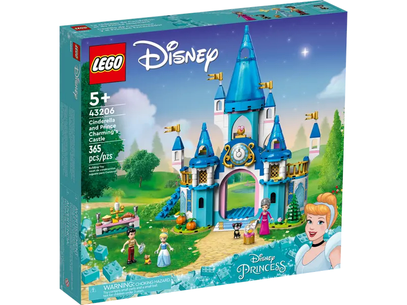 LEGO® Disney Princess™: Cinderella and Prince Charming's Castle (43206)