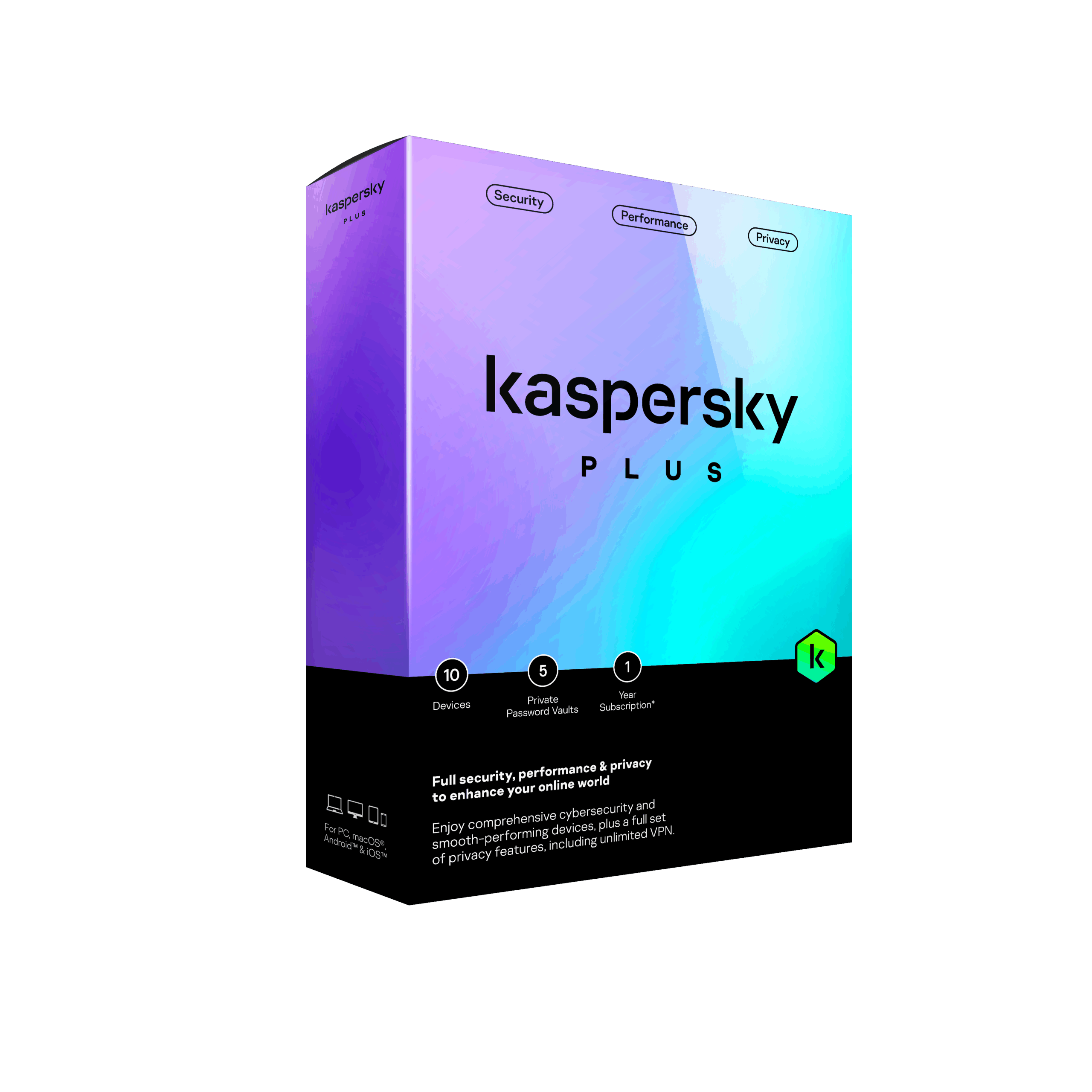 Kaspersky Plus . 1-Device 1 year Base Download Pack
