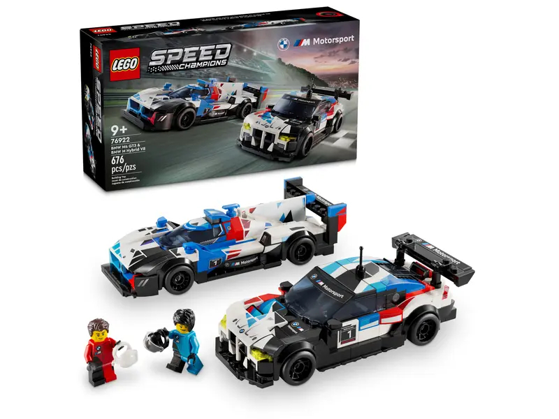 LEGO® Speed Champions: Αγωνιστικά Αυτοκίνητα BMW M4 GT3 & BMW M Hybrid V8 (76922)