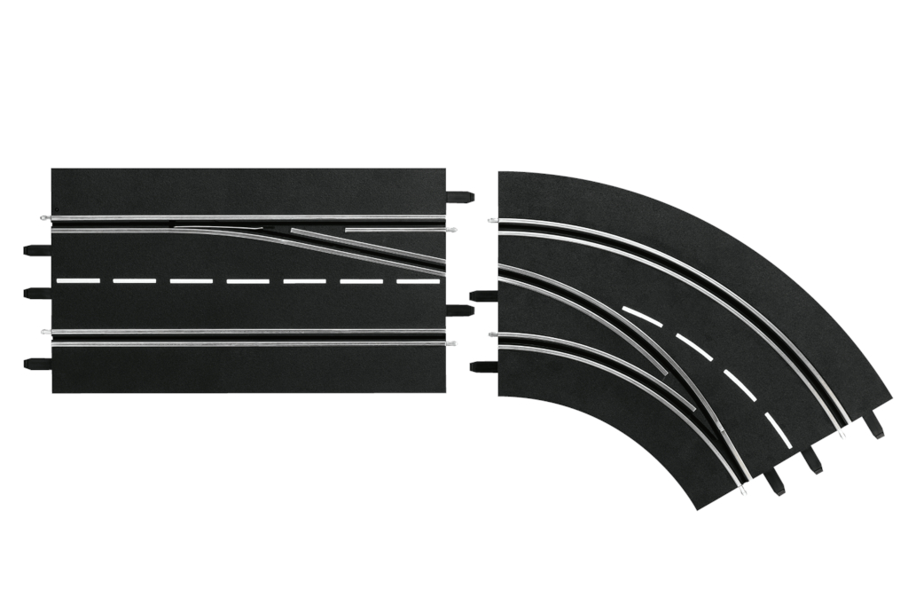Carrera Slot Accessories - Digital 124/132 - Lane change curve right, Out to In (20030365)