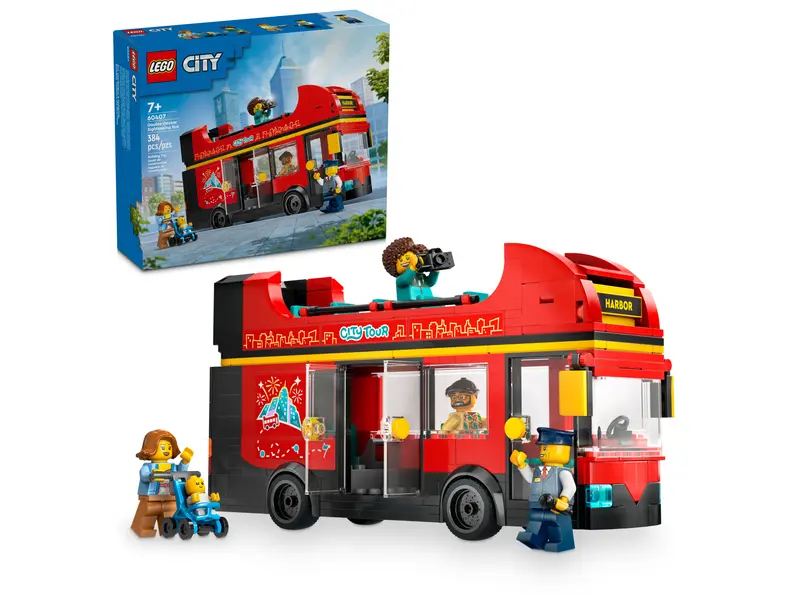 LEGO® City Great Vehicles: Red Double-Decker Sightseeing Bus (60407)