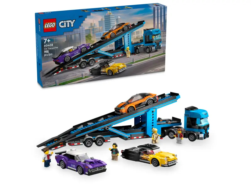 LEGO® City Great Vehicles: Car Transporter Truck with Sports Cars (60408)