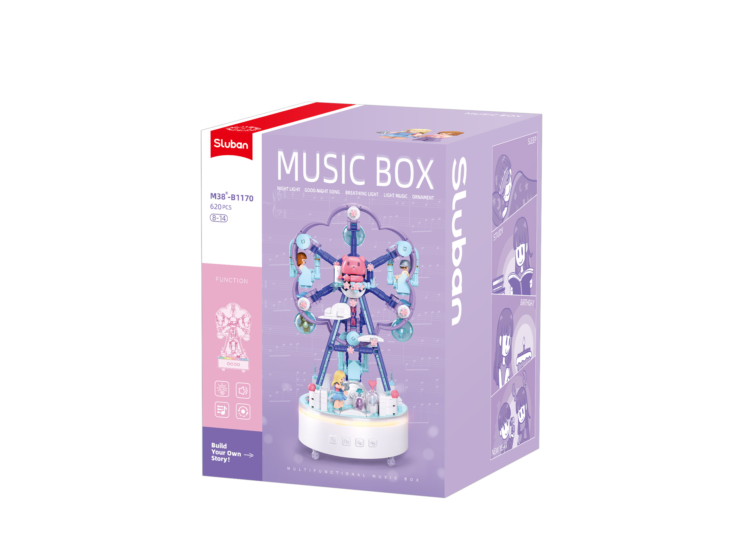 Sluban - Happy Star Music Box M38-B1170