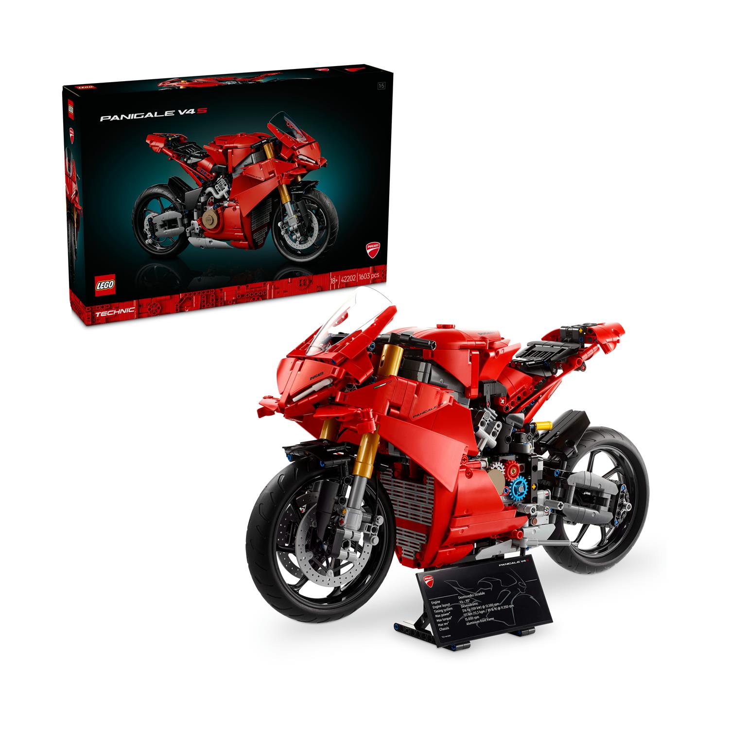 LEGO® Technic™: Μοτοσικλέτα Ducati Panigale V4 S (42202)
