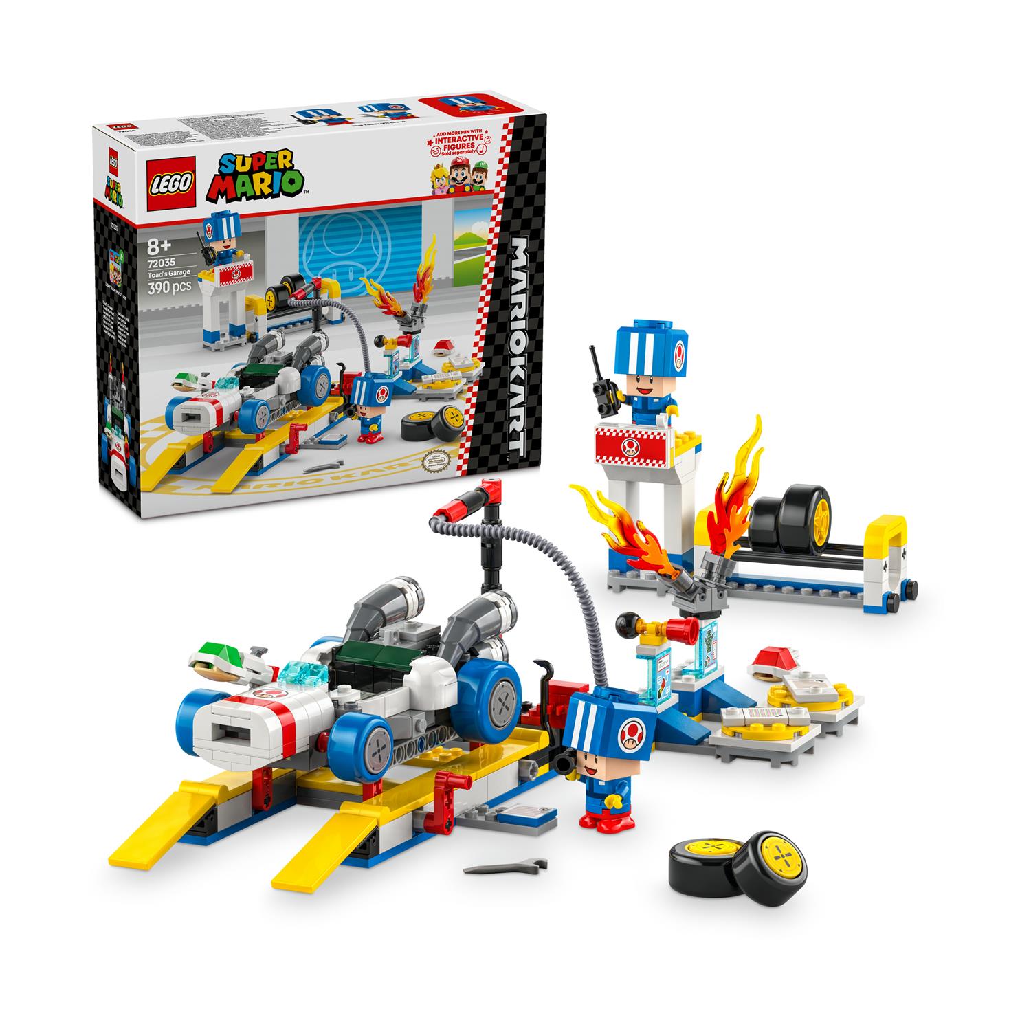 LEGO® Super Mario™: Mario Kart™ – Γκαράζ του Toad (72035)