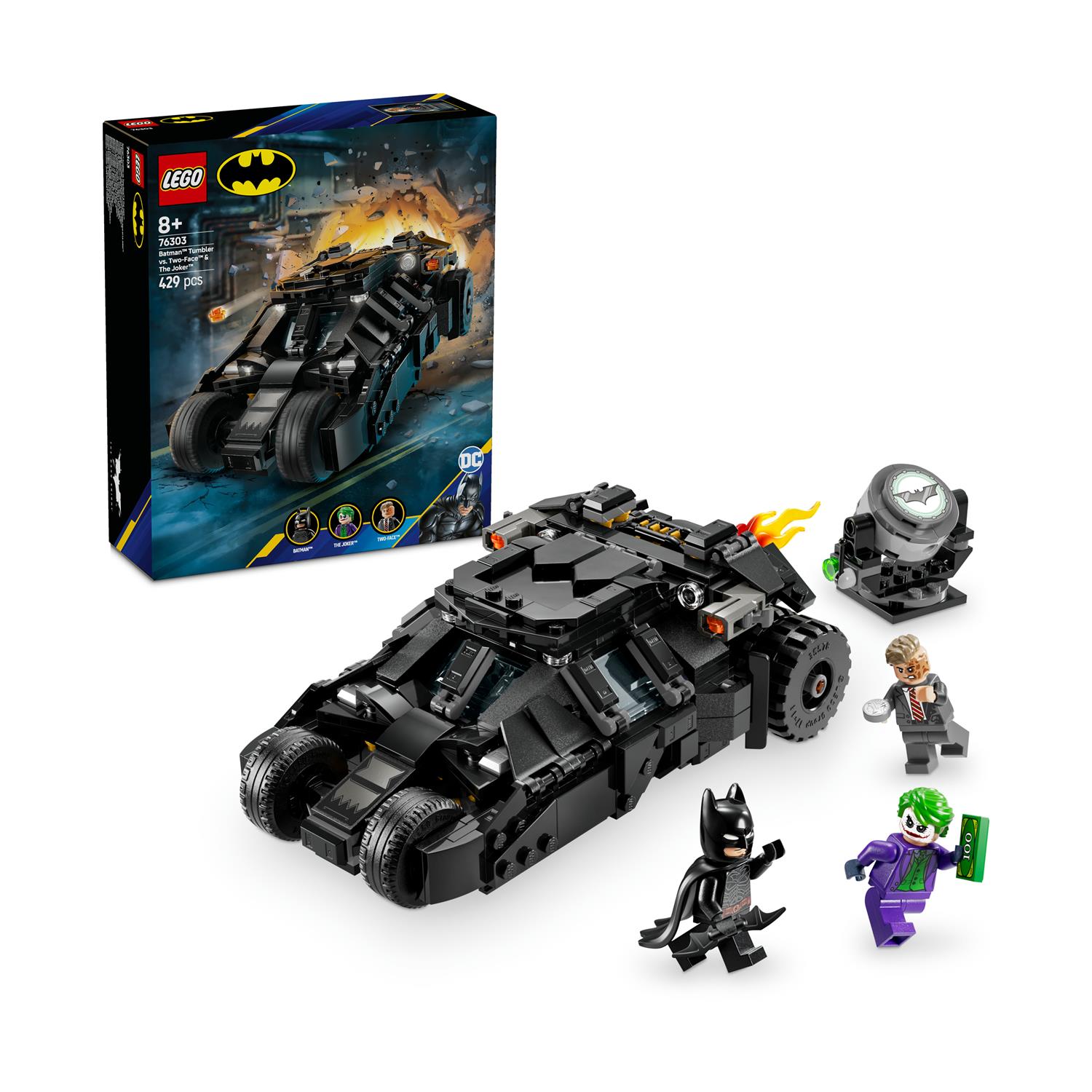 LEGO® DC Batman™: Tumbler Μπάτμαν εναντίον Διπρόσωπου™ & Τζόκερ™ (76303)