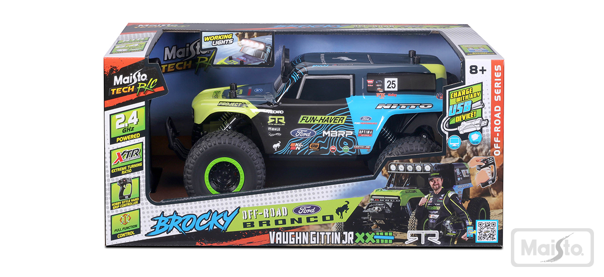 Maisto_Brocky" Ultra 4 Ford Bronco (Μήκος: 33cm) (Φόρτιση USB) 81605