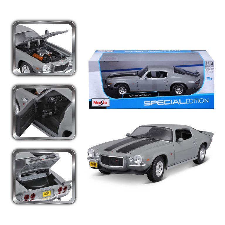 Maisto 1971 Chevrolet Camaro 1:18 SP. ED-31131 GY