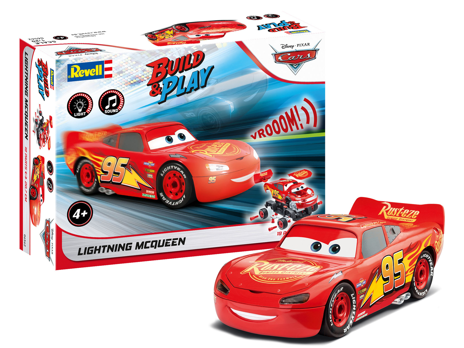 Lightning McQueen Disney-Cars (Light & Sound)-06562