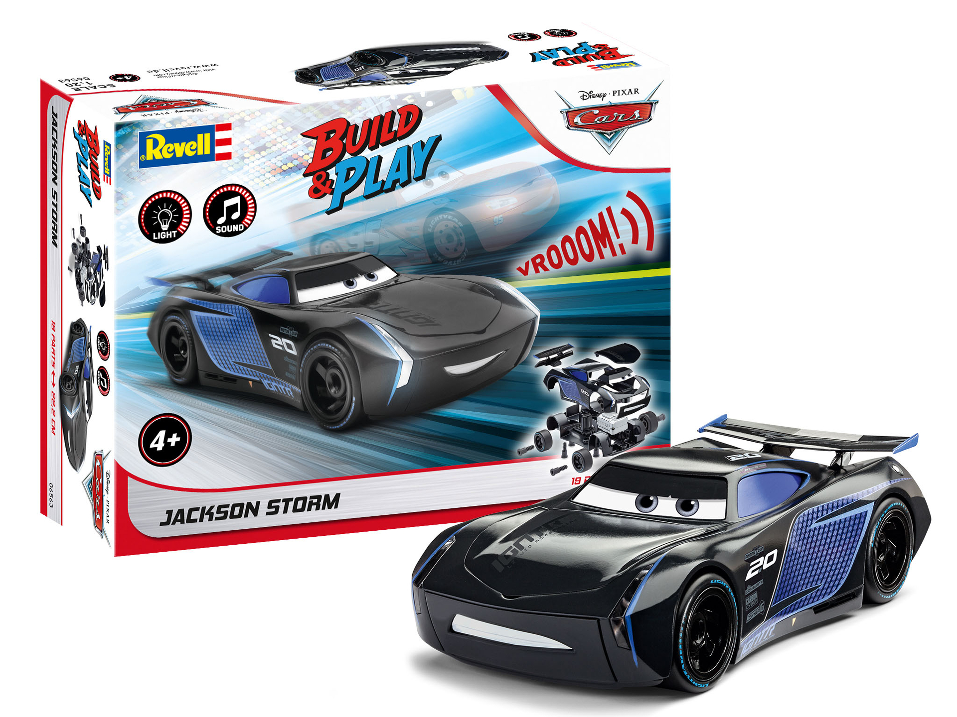 Jackson Storm Disney-Cars (Light & Sound)-06563