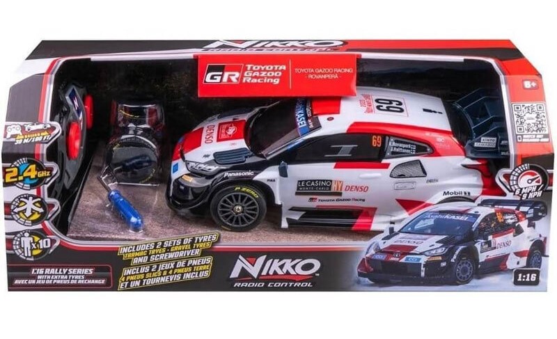 NIKKO RC WRC TOYOTA GR YARIS WITH TYRES