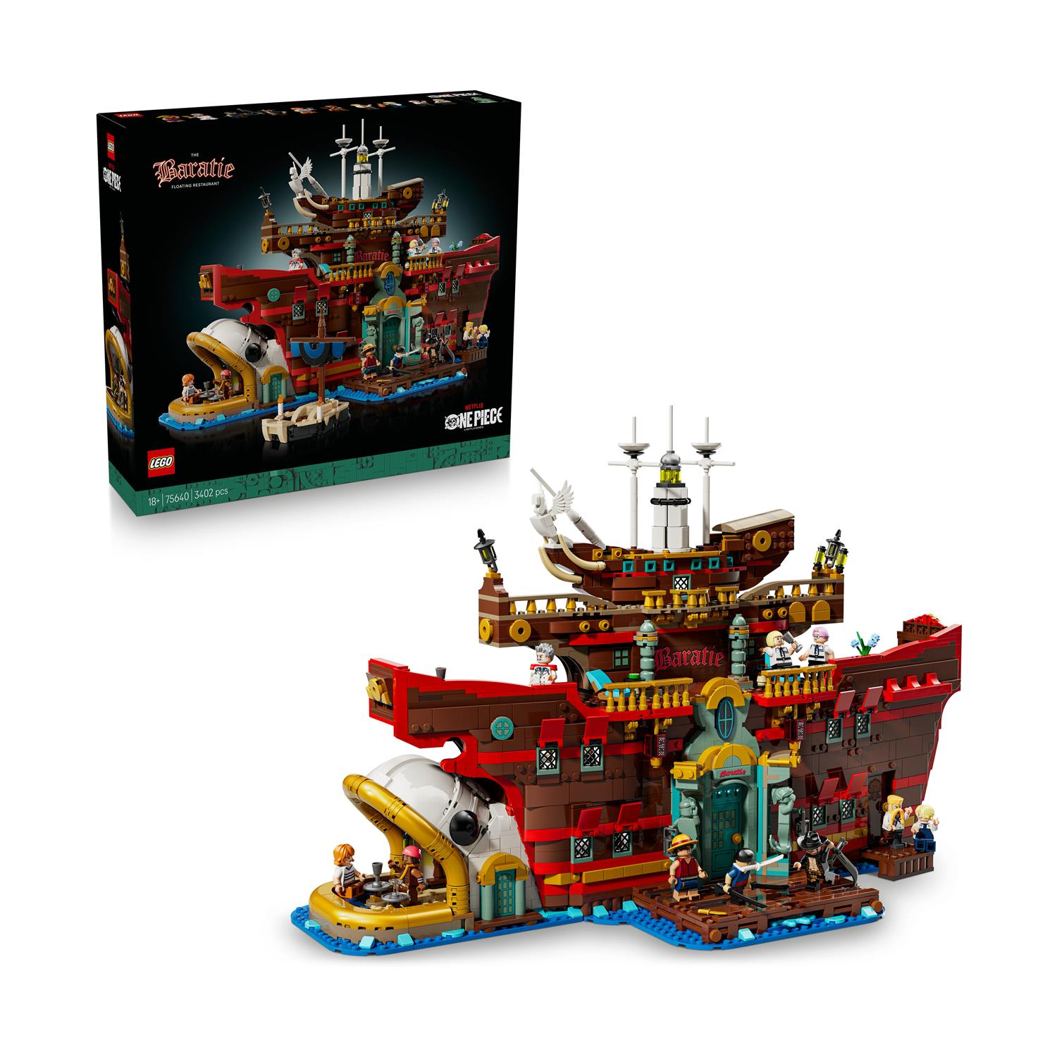 LEGO One Piece: Πλωτό Εστιατόριο Μπαράτιε (75640)