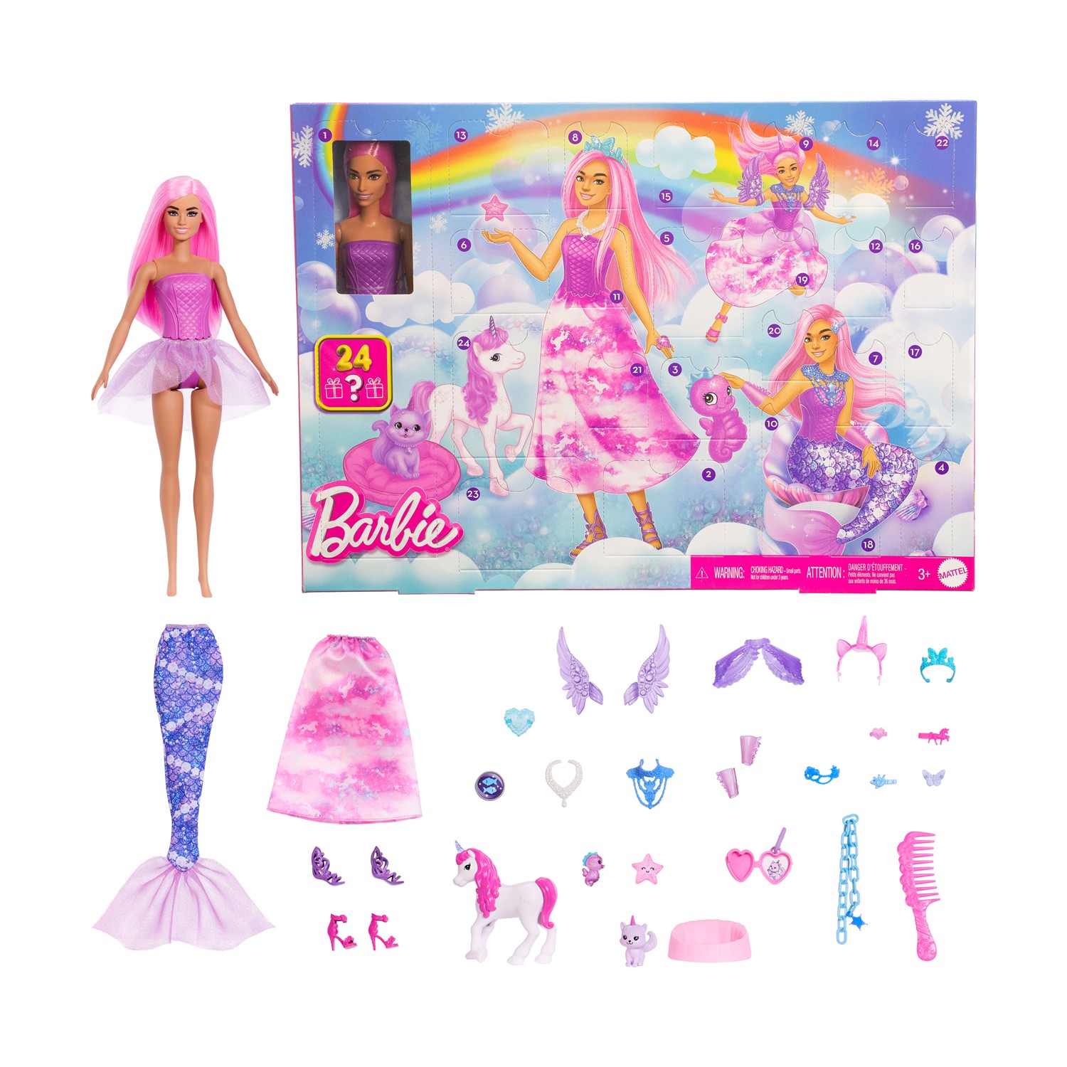 Mattel Barbie: Fantasy Dream World - Advent Calendar (JFL66)